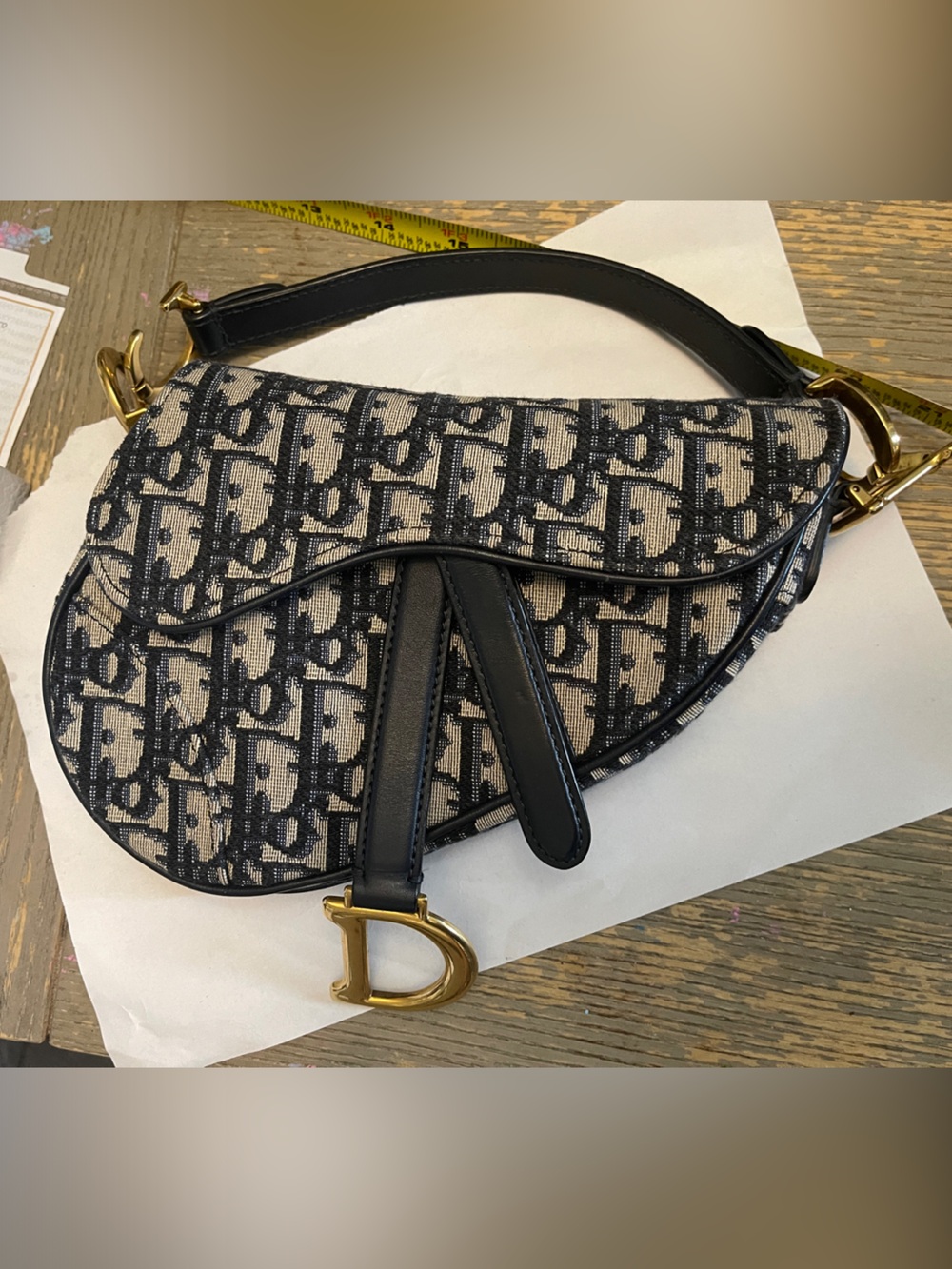 Authentic Dior Saddle with Certification of Authenticity